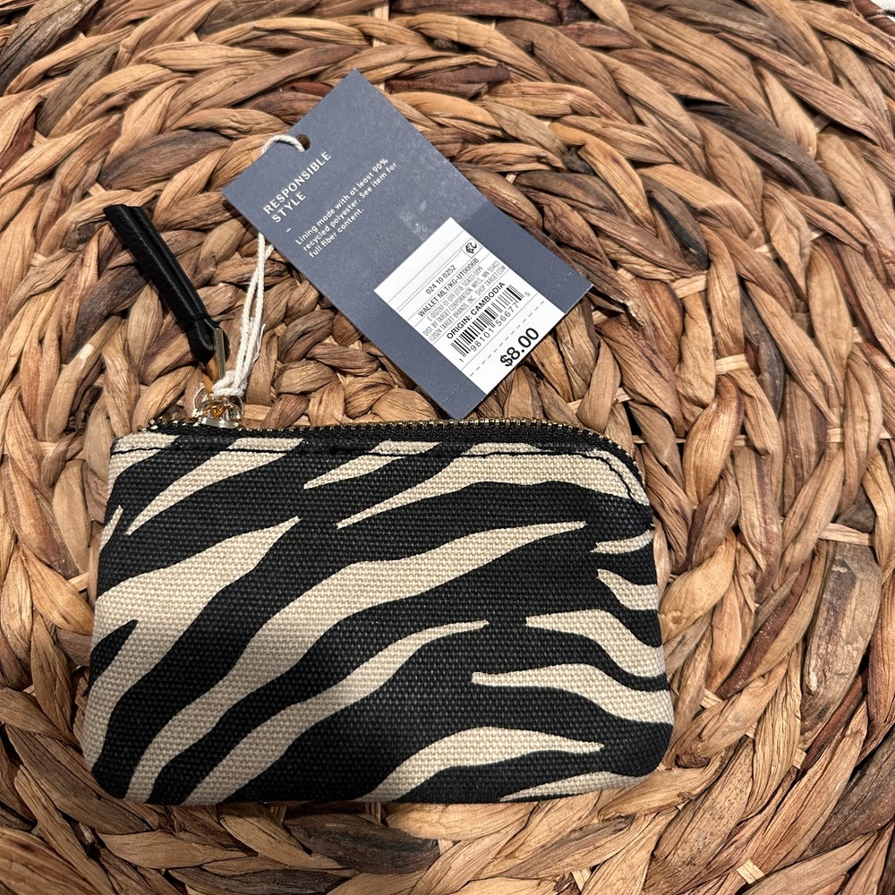 Zebra Coin Purse
